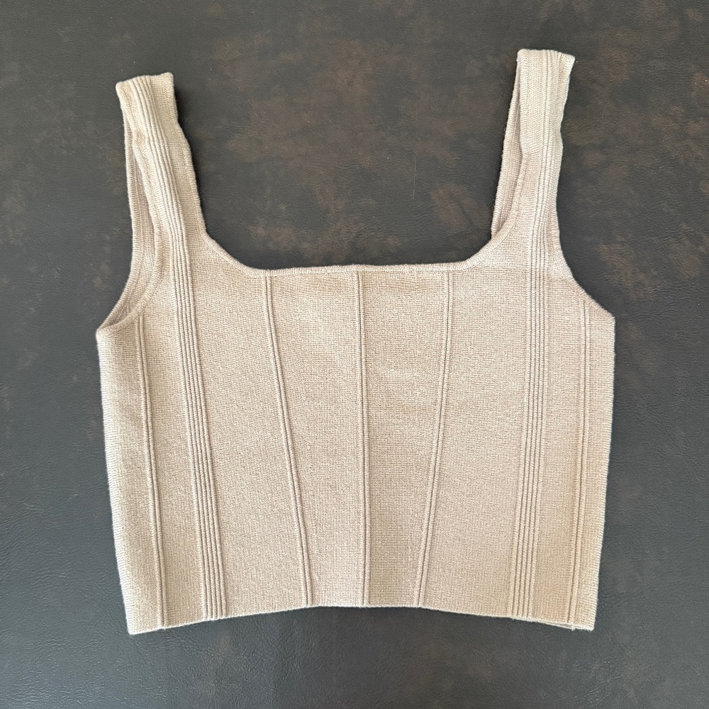Tan Tank - Size Small